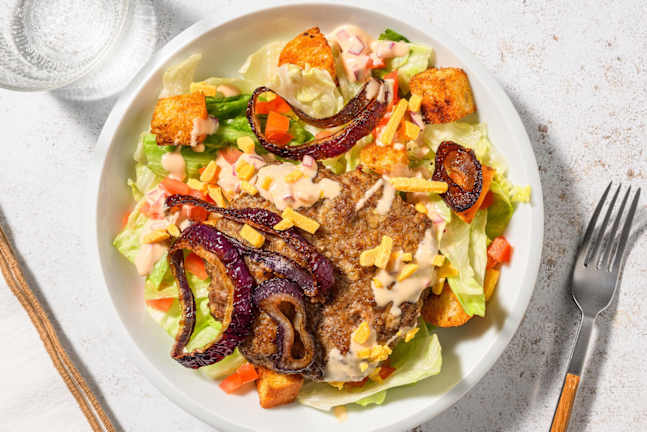 Bowl façon cheeseburger