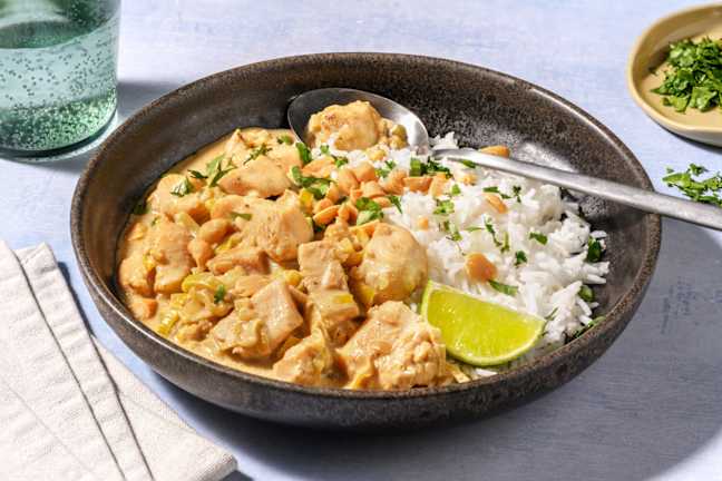 Curry vert thaï au poulet