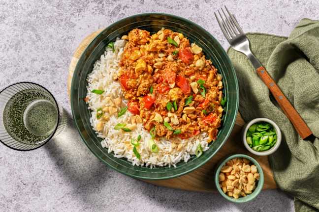Porc sauté & tomates à la chinoise