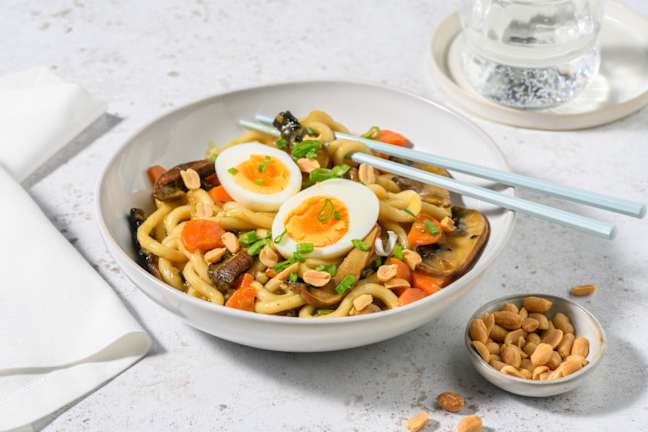 Kare udon : nouilles sautées au curry