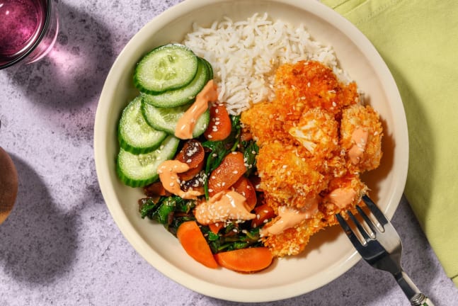 "Bang bang"-bloemkool met chilimayo