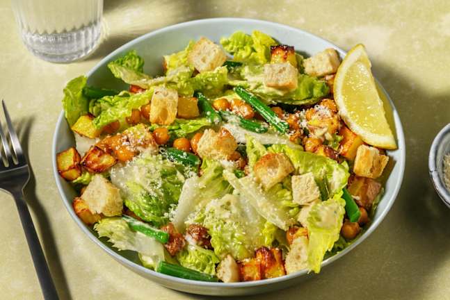 Veggie Caesar Inspired Salad