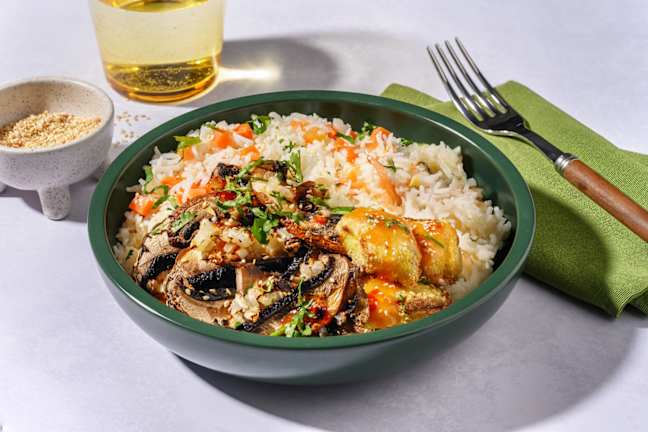 Bowl de boulettes veggie thaï