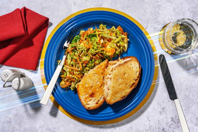 Croque poulet & pesto rosso vitesse turbo