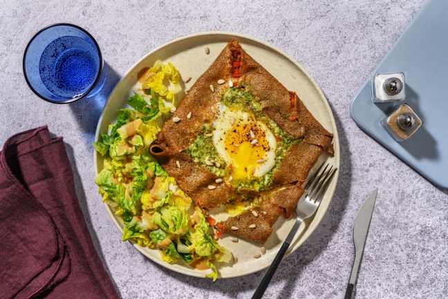 Galette de blé aux saveurs italiennes