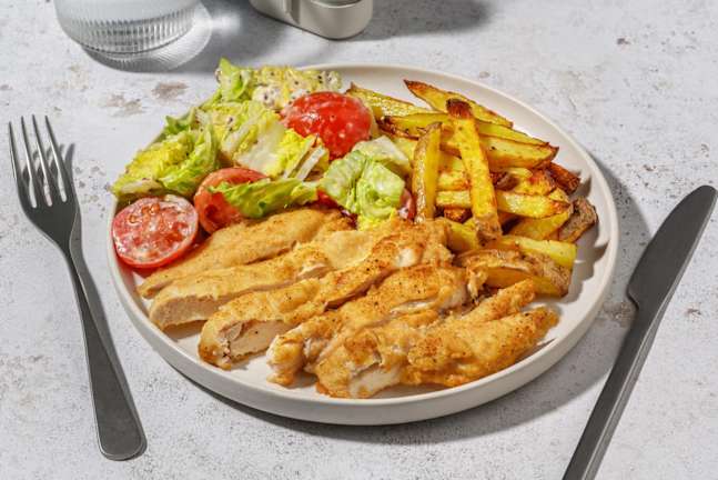 Herby Chicken and Creamy Honey Mustard Salad