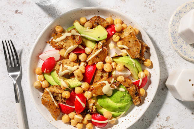 Bowl ricca di bocconcini plant based