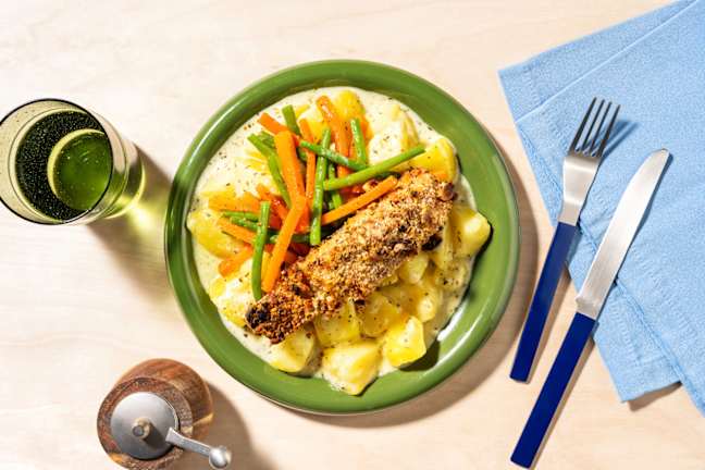 Baked Salmon with Hazelnut Crust