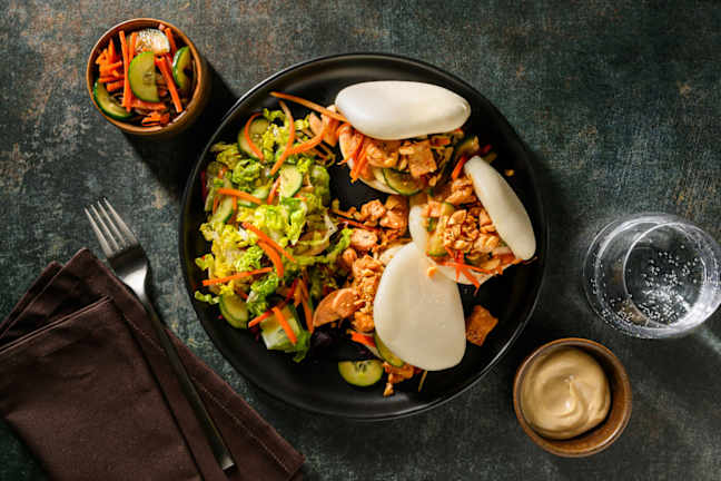 Gua bao : brioches taïwanaises au poulet