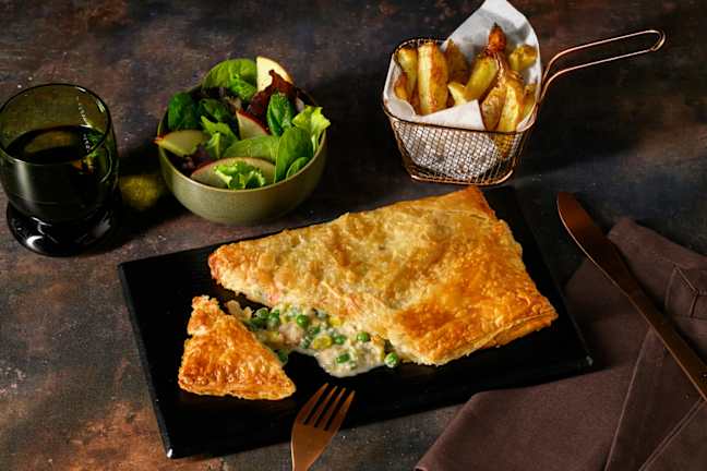 Cornish Style Cheesy Orkney Crab Puff Pasty