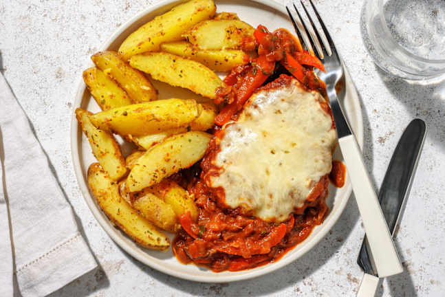 Italian-Style Chicken Cheeseburger
