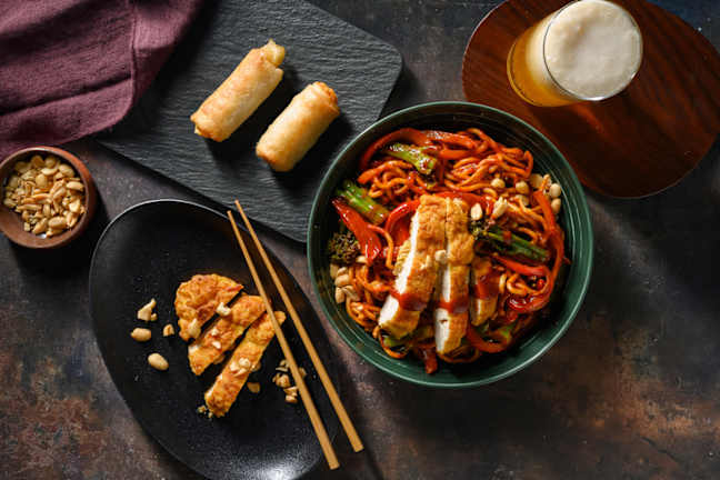 Ultimate Kung Pao Style Chicken Noodles