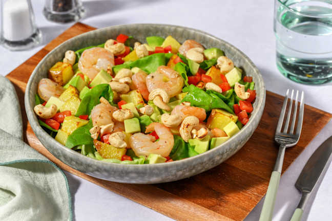 Prawns and Fruity Avo Salad