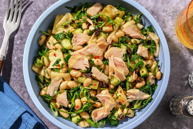 Chimichurri Tuna Salad mit Butterbohnen