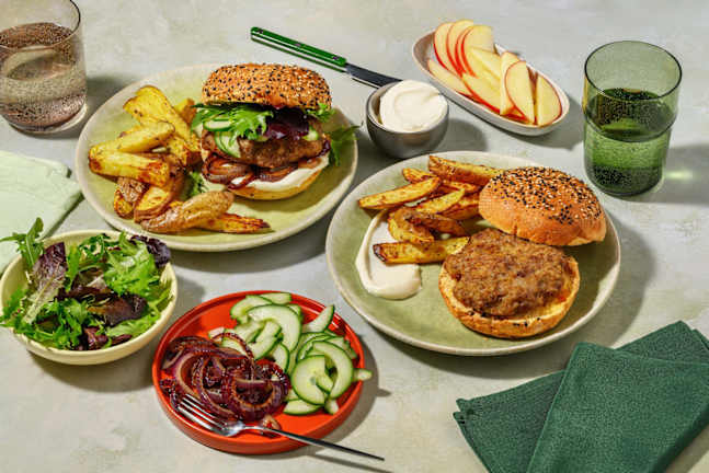 Burger à composer & frites