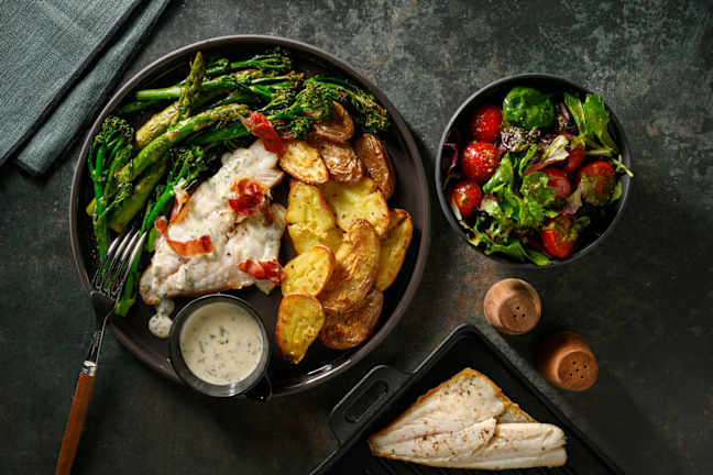 Pan-Fried Sea Bream and Serrano Shards
