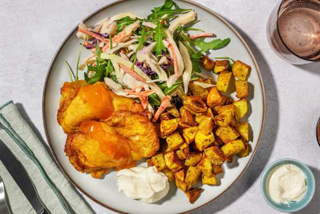 Put Your Feet Up Chicken Korma Traybake