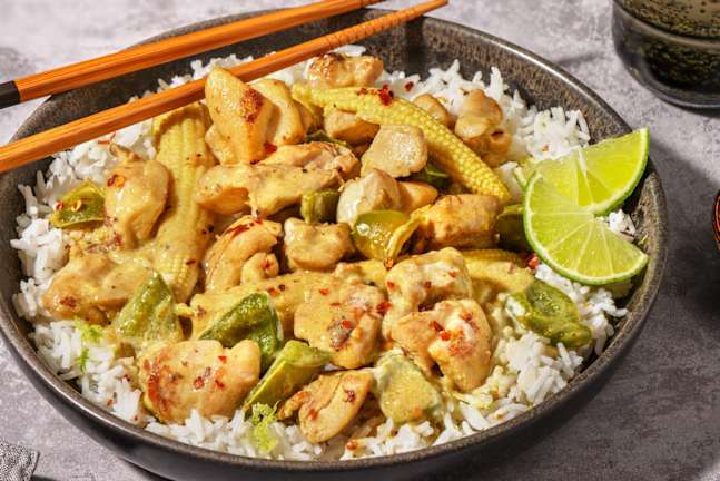 Thai Green Style Chicken Thigh Curry