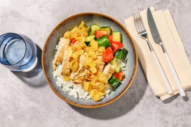Chicken Tikka & DIY Pineapple Chutney