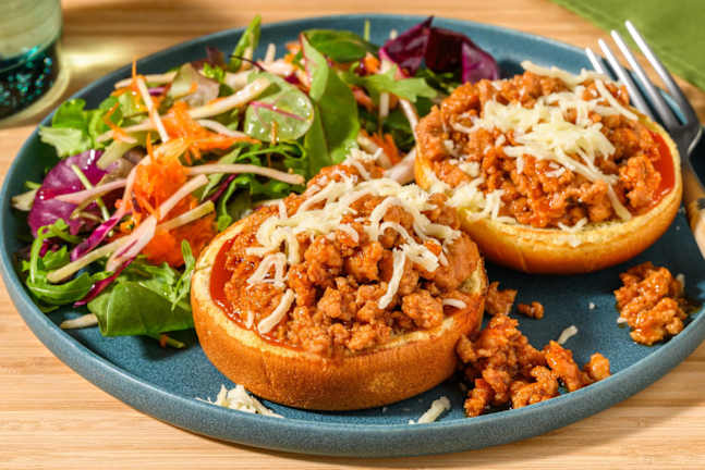 Super Quick Cheeseburger Inspired Sloppy Joe
