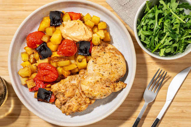 Easy Spanish Style Chicken Traybake