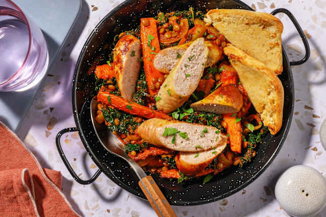 Sausage and Lentil Cassoulet