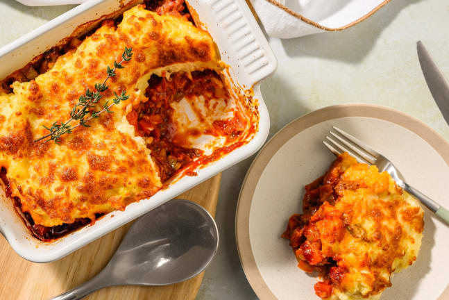 Cottage pie met gehakt en cheddar