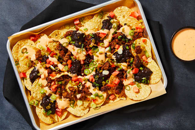 Loaded Tex-Mex-Inspired Beef Nachos