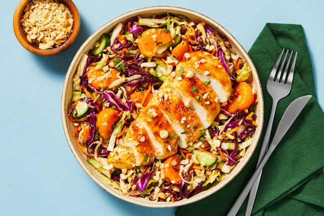 Sweet Chili Chicken and Clementine Salad