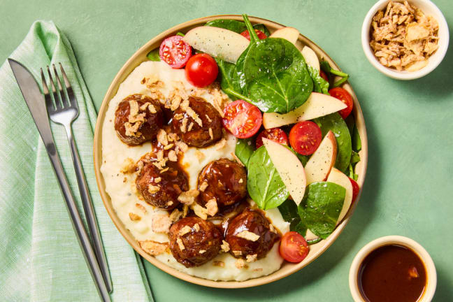 BBQ Pork and Apple Meatballs