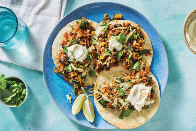 Black Bean & Sweetcorn Tostadas