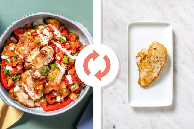 Shawarma-Spiced Chicken Breast Bowls