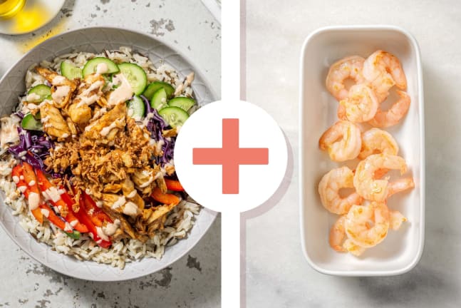 Cal Smart 'Poke' Tilapia and Shrimp Crunch Bowls