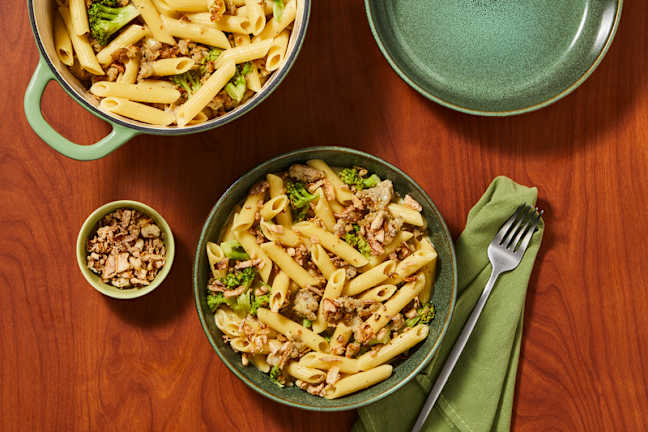 Tout-en un : Macaroni au fromage à la saucisse