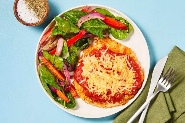 Poulet parmigiana croustillant