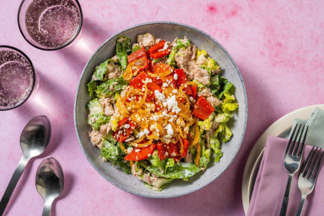 Griechischer Thunfisch-Bohnen Salat