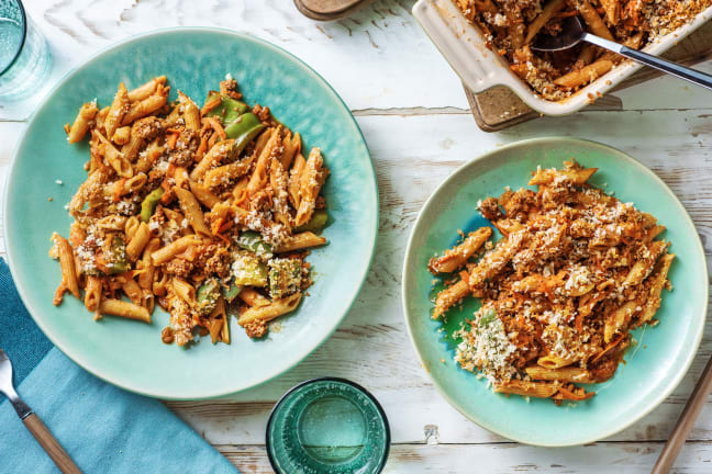 Mexican-Style Beef Pasta Bake