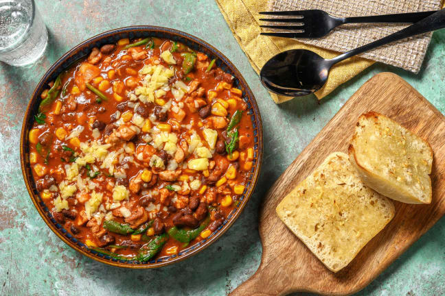 Mexican Style Chicken & Sweetcorn Stew