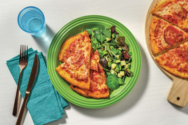 Oven-Ready Chorizo & Salchichon Pizza