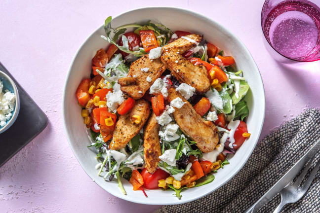 Southwestern-Spiced Chicken and Ranch Salad