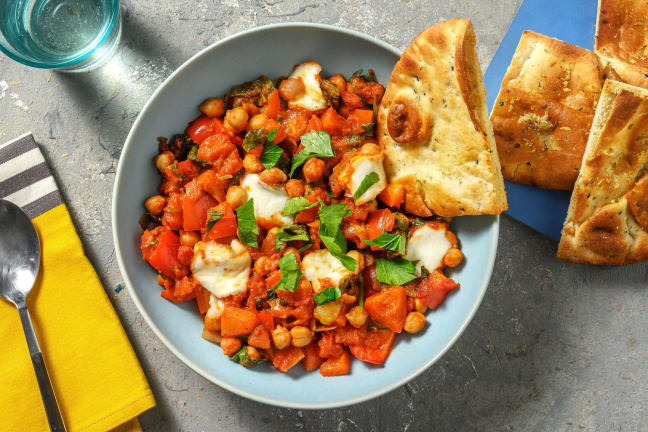 Spiced Chickpea and Spinach Stew