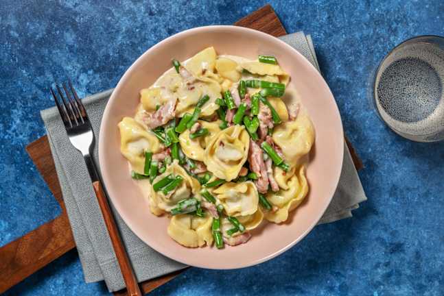 Ricotta-Tortellini alla Panna