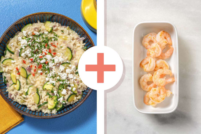 Quick Shrimp and Zucchini Risotto