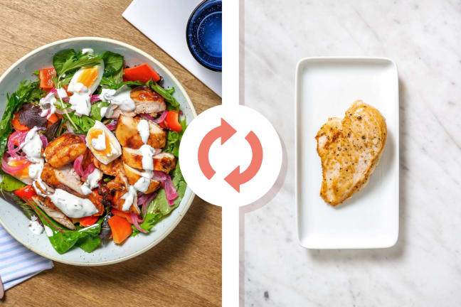 Smart BBQ Chicken Breast Salad