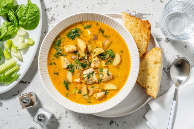 Smart Tuscan-Inspired Creamy Double Chicken Soup