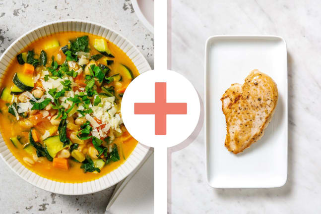 Carb Smart Garden Vegetable and Chicken Breast Soup
