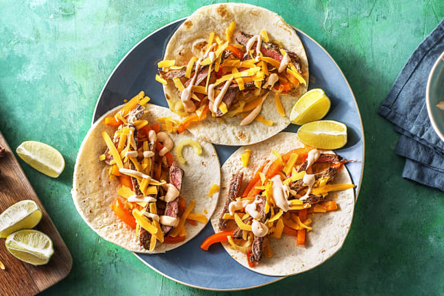 Speedy Steak Fajitas