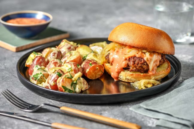 Tangy Beyond Meat® Burgers