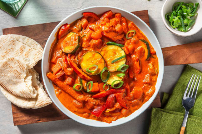 Tikka-Masala-Curry mit Süßkartoffel