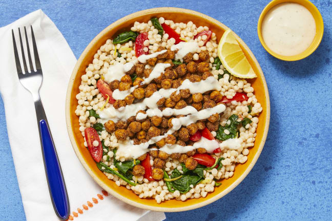 Turkish-Spiced Chickpea Couscous Bowls